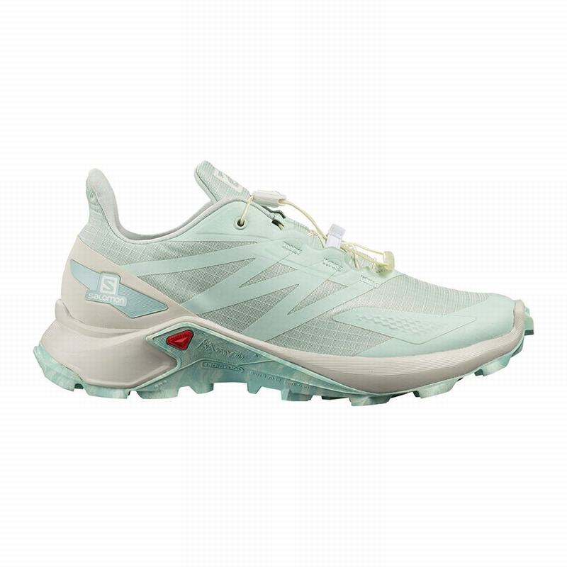 Salomon SUPERCROSS BLAST W Zapatillas Trail Running Mujer - Turquesa - Colombia (24785-NCTV)